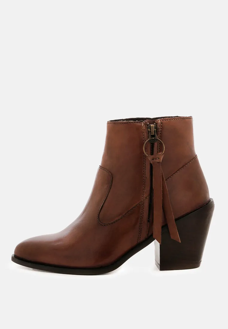 Viviana Ankle Boots With Zipper