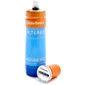 WaterBasics™ - Filtered Water Bottle Blue Line