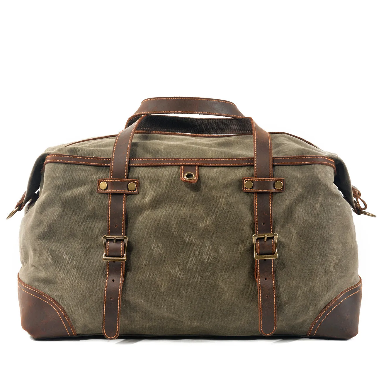 Waterproof Waxed Canvas Duffle Bag Luggage Weekender Bag Travel Bag Duffel bag