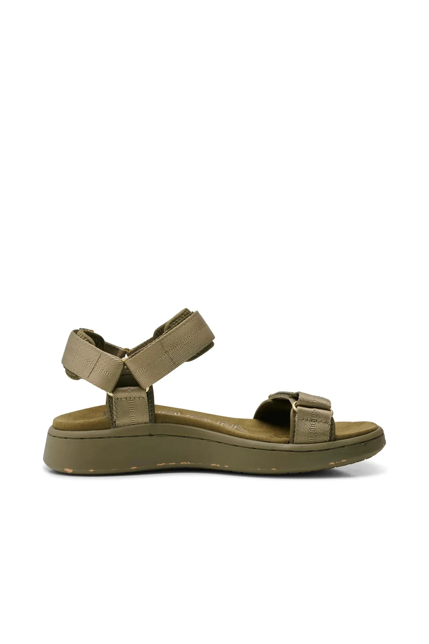 Woden Dark Olive Sandals