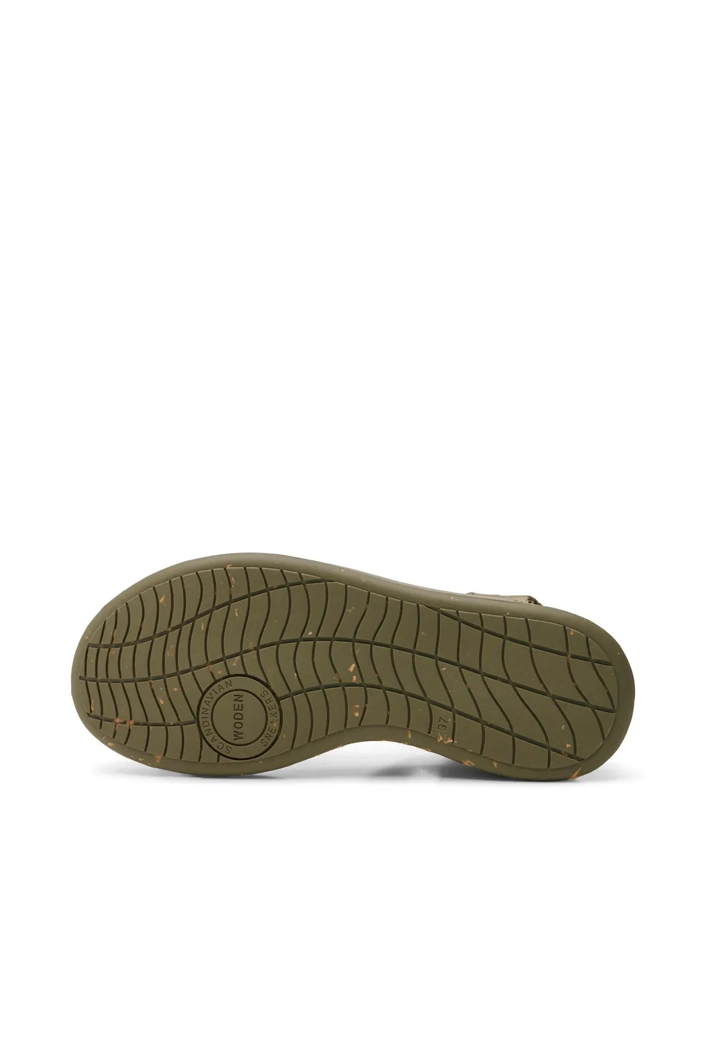 Woden Dark Olive Sandals