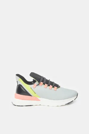 Women Multicolour Lace Up Trainers