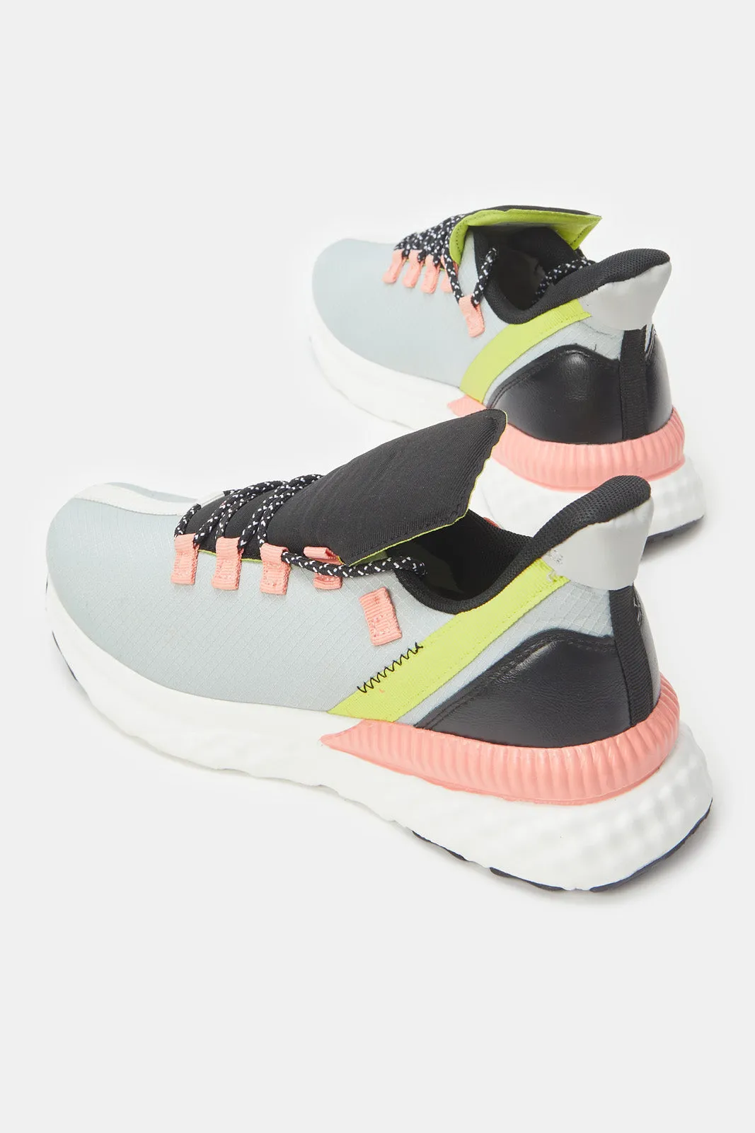 Women Multicolour Lace Up Trainers