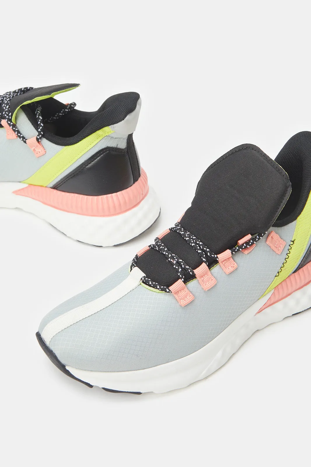 Women Multicolour Lace Up Trainers