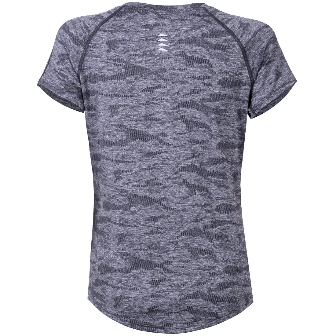 Women's Short Sleeve Raglan Tee Slim Fit - Charcoal