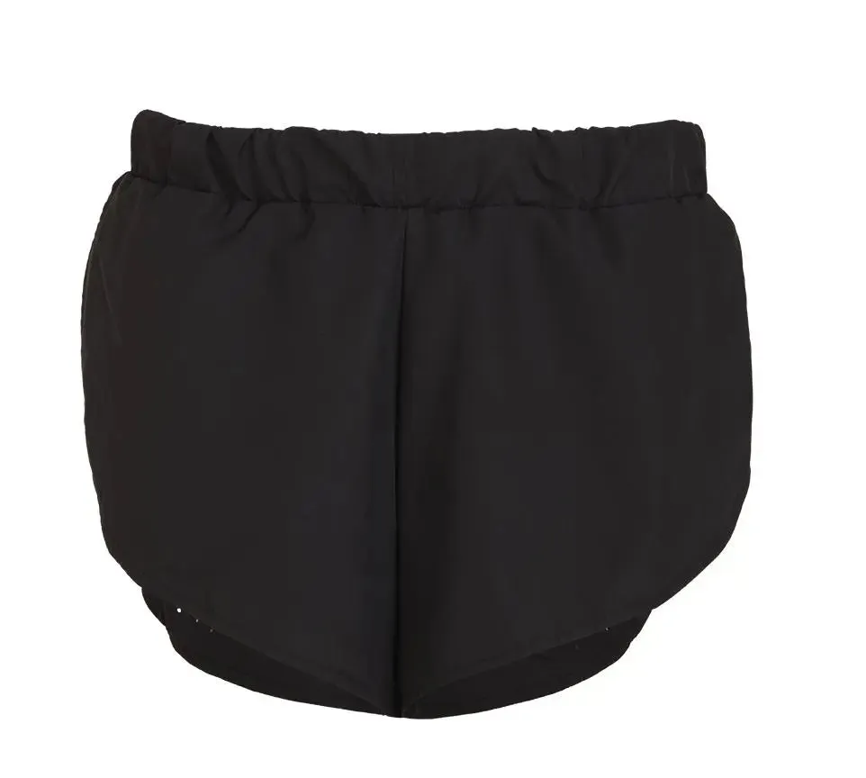 Women's Track Shorts - Black