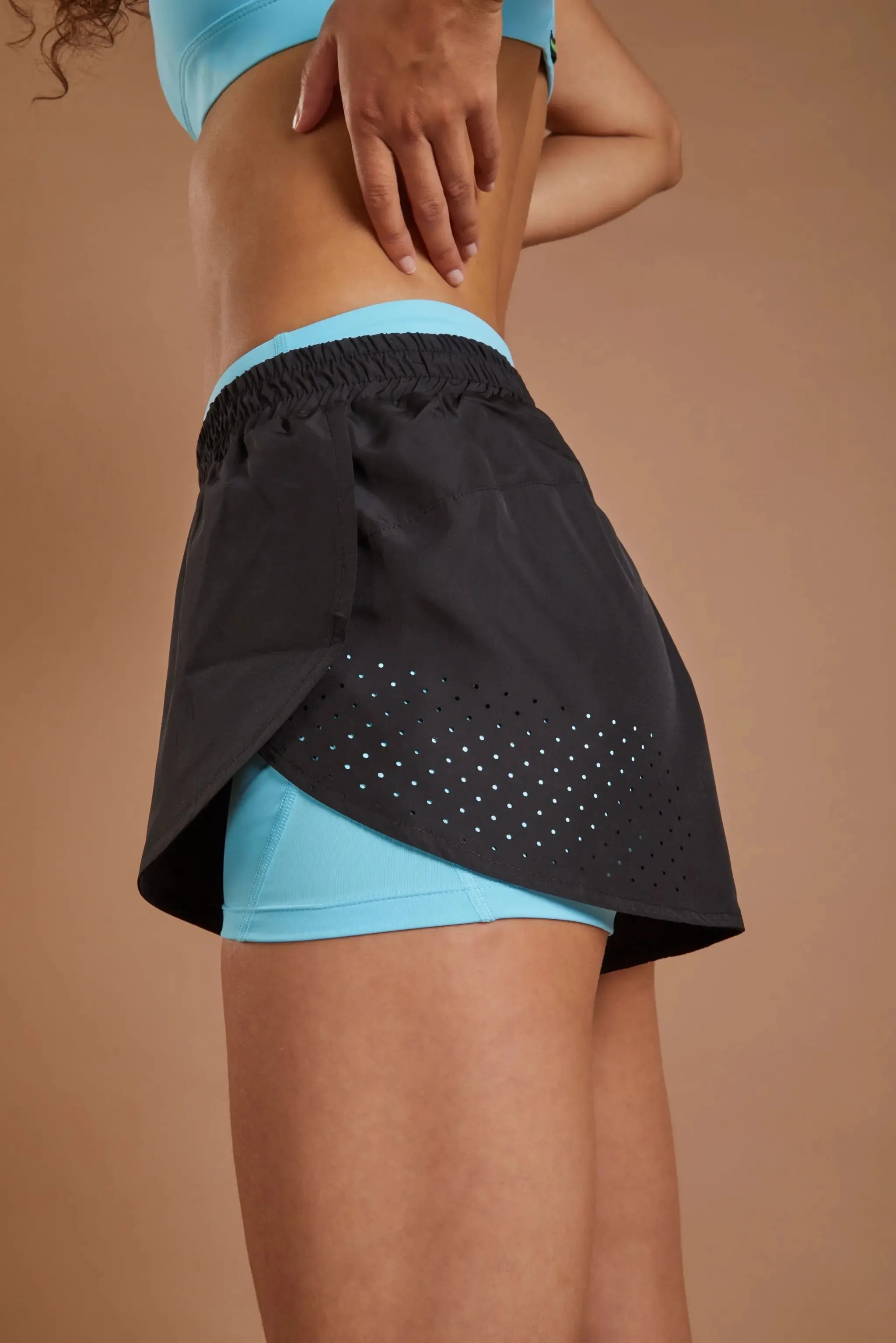 Women's Track Shorts - Black