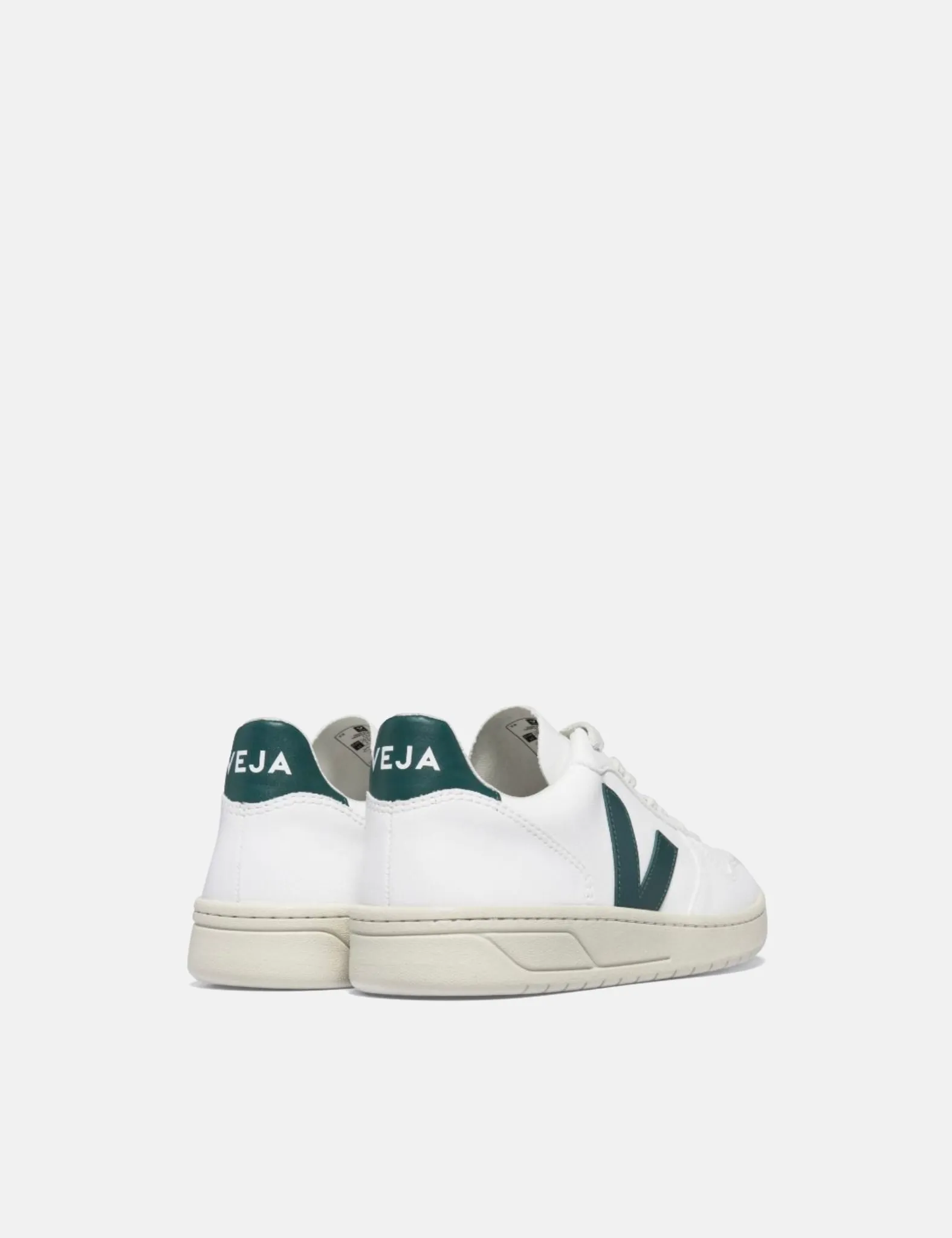 Women's Veja V-10 CWL Trainers - White/Brittany