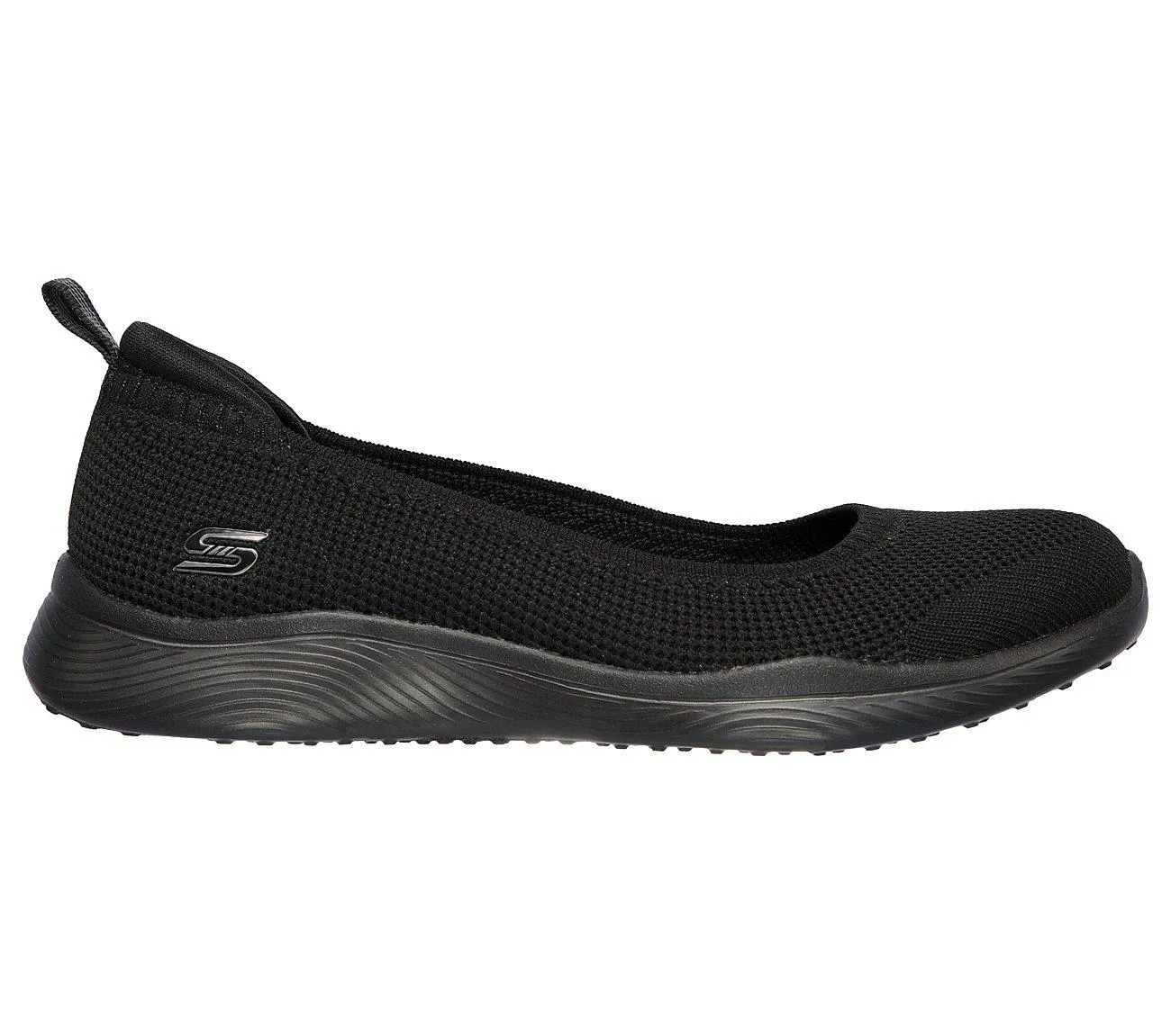 Womens Wide Fit Skechers Microburst 104134 Walking Slip On Shoes