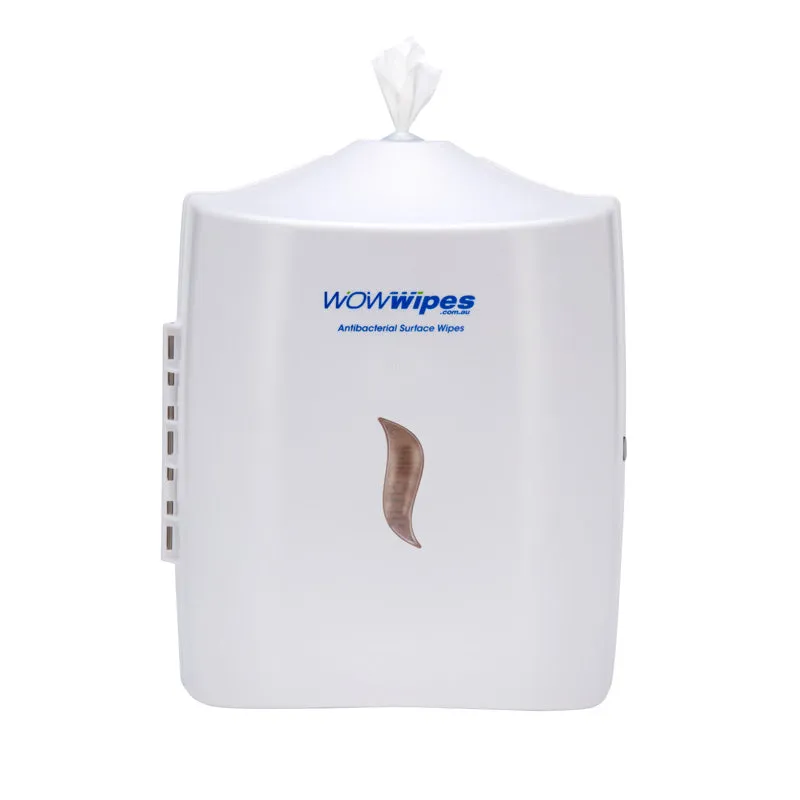 Wow Wipes Wall Mounted Dispenser White