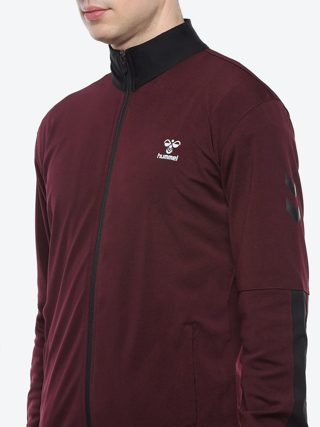 Zane Men's Burgundy Track Suit