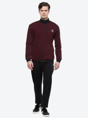 Zane Men's Burgundy Track Suit