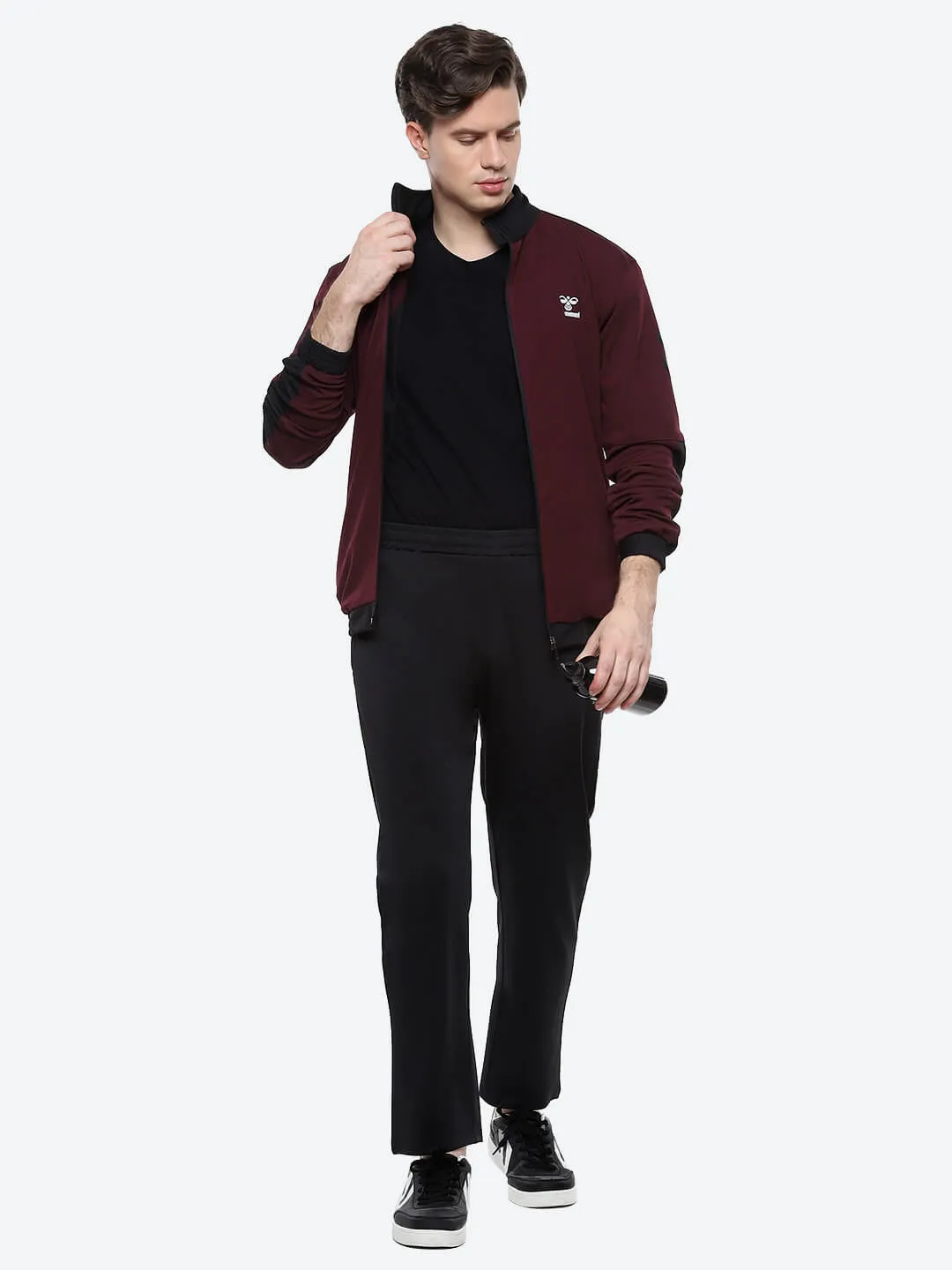 Zane Men's Burgundy Track Suit